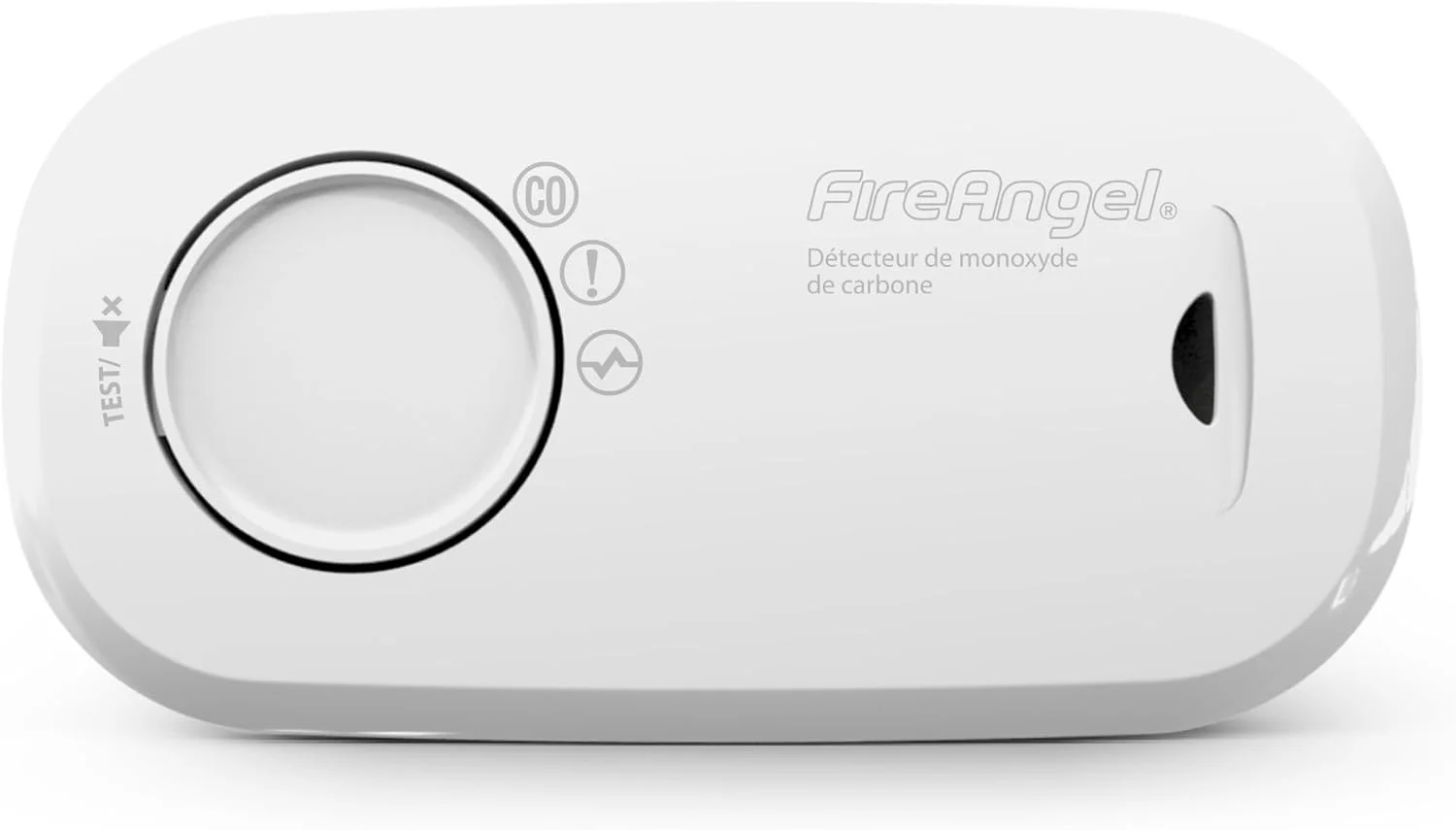 آشکارساز مونوکسید کربن FireAngel FA3313-FRT، حسگر مونوکسید کربن، آشکارساز CO و آلارم قابل حمل، طول عمر 10 سال، دارای گواهی NF