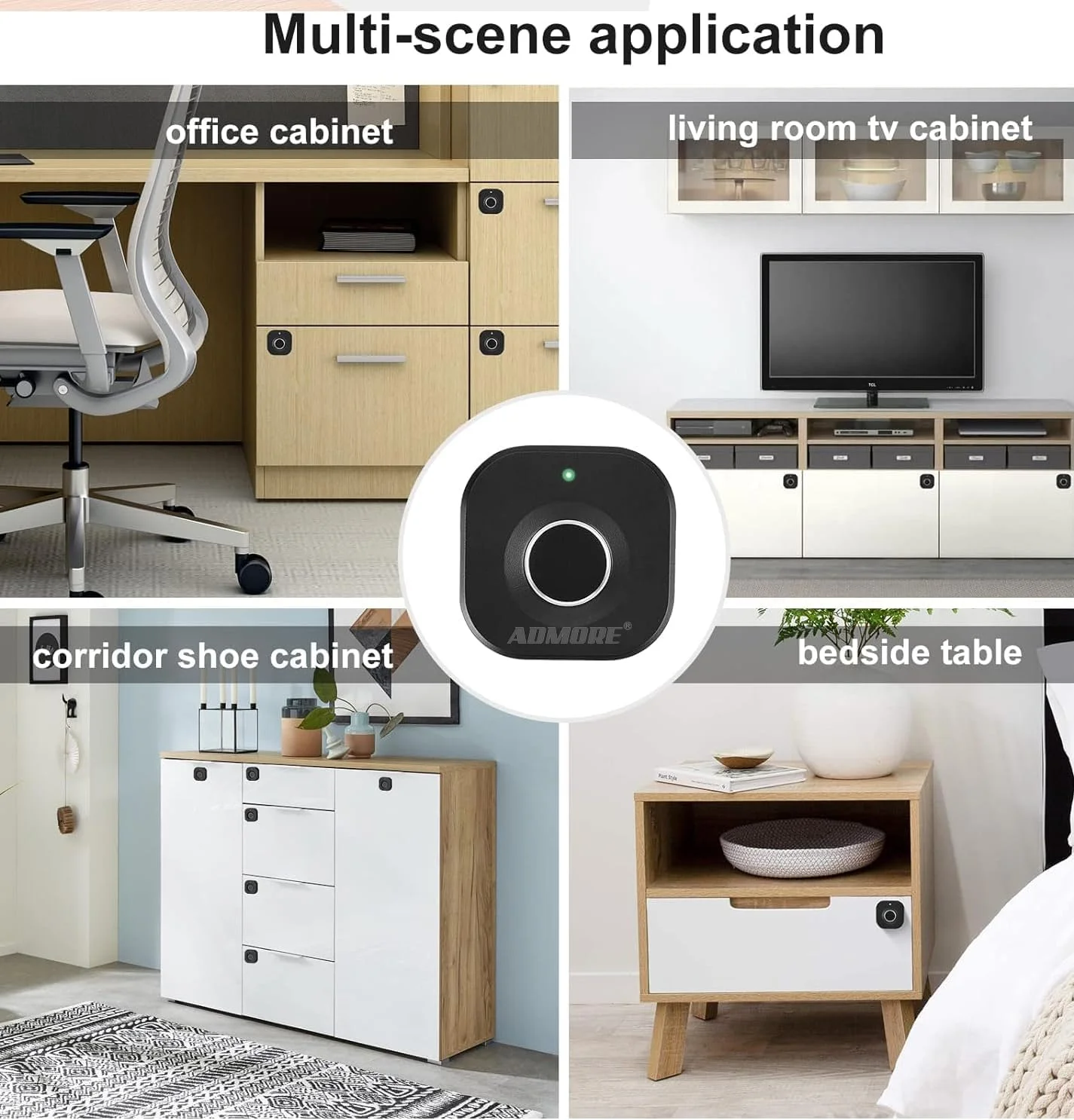 قفل اثر انگشتی کابینت Admore، قفل بیومتریک هوشمند کابینت، قفل بدون کلید کشوی فایل مخفی کمد، قفل اثر انگشتی برقی ایمنی کودک، قفل حریم خصوصی مبلمان چوبی برای دفتر کار خانگی قفل اثر انگشتی کابینت Admore، قفل بیومتریک هوشمند کابینت، قفل بدون کلید کشوی فایل مخفی کمد، قفل اثر انگشتی برقی ایمنی کودک، قفل حریم خصوصی مبلمان چوبی برای دفتر کار خانگی
