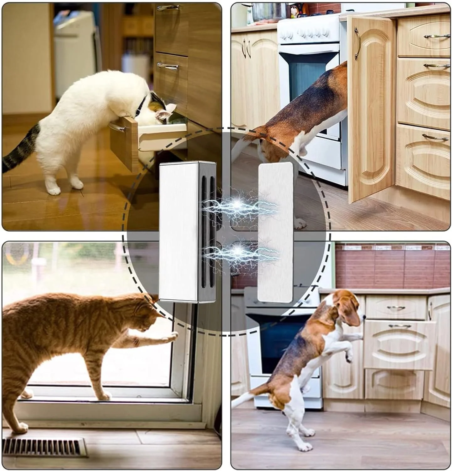 مگنت درب کابینت چسبی، مگنت درب کابینت استیل ضد زنگ، مگنت کشو بدون نیاز به سوراخکاری، مگنت قوی درب کابینت برای بستن درب کابینت - محافظت از مبلمان در برابر خراش (نقره ای، تک سایز) مگنت درب کابینت چسبی، مگنت درب کابینت استیل ضد زنگ، مگنت کشو بدون نیاز به سوراخکاری، مگنت قوی درب کابینت برای بستن درب کابینت - محافظت از مبلمان در برابر خراش (نقره ای، تک سایز)