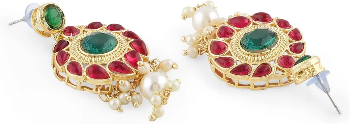 زیوری پرلز ست گردنبند چوکر، گوشواره و انگشتر مرواریدی خوشه ای سبز و صورتی زنانه - ZPFK11445 زیوری پرلز ست گردنبند چوکر، گوشواره و انگشتر مرواریدی خوشه ای سبز و صورتی زنانه - ZPFK11445