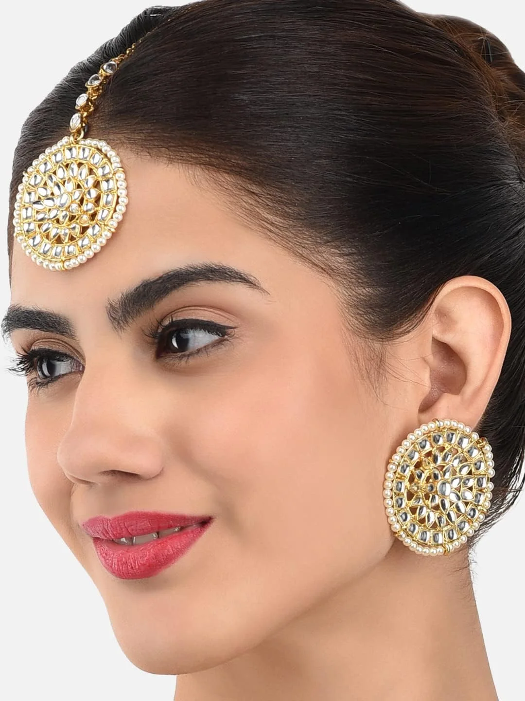 زیورآلات مو زنانه ZAVERI PEARLS (طلایی) (Zpfk8654) زیورآلات مو زنانه ZAVERI PEARLS (طلایی) (Zpfk8654)