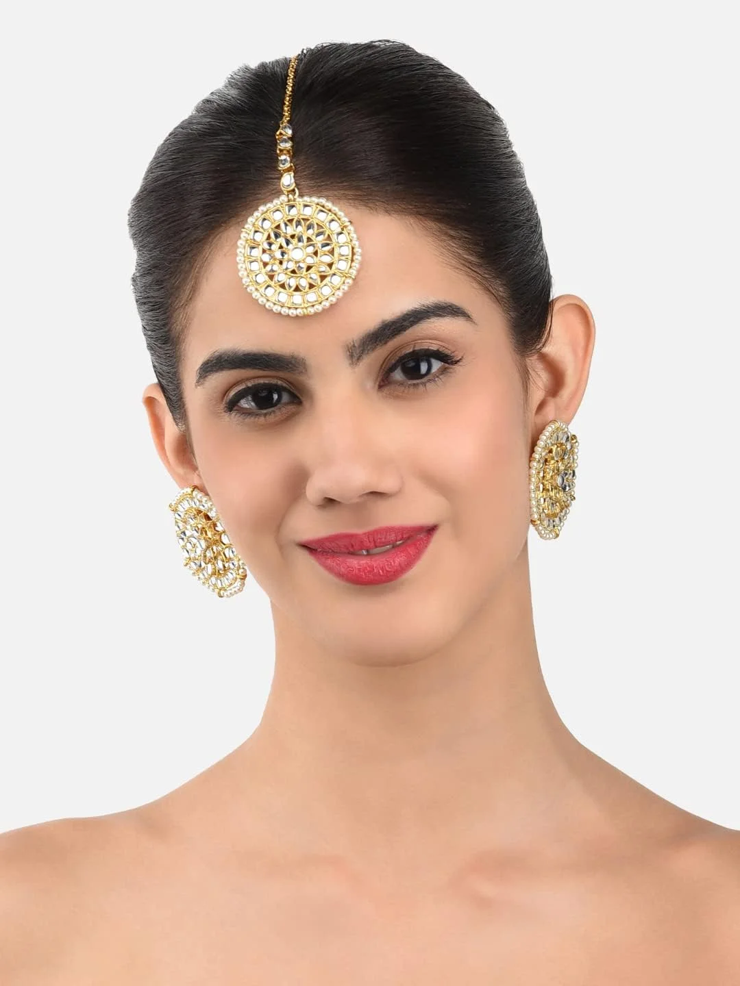 زیورآلات مو زنانه ZAVERI PEARLS (طلایی) (Zpfk8654) زیورآلات مو زنانه ZAVERI PEARLS (طلایی) (Zpfk8654)
