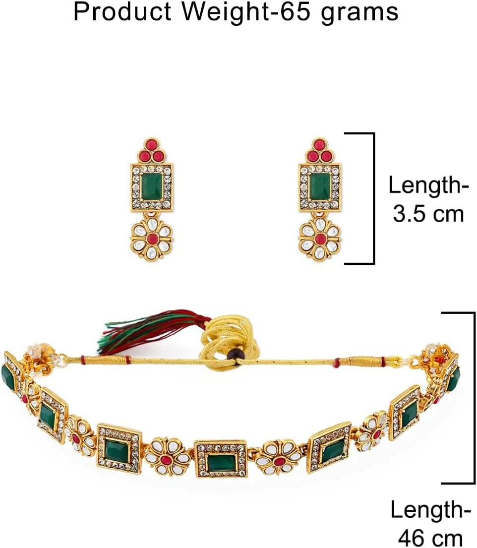 زیوری پرلز ست گردنبند، گوشواره و انگشتر زنانه با سنگ های سبز و صورتی مدل ZPFK11665 زیوری پرلز ست گردنبند، گوشواره و انگشتر زنانه با سنگ های سبز و صورتی مدل ZPFK11665