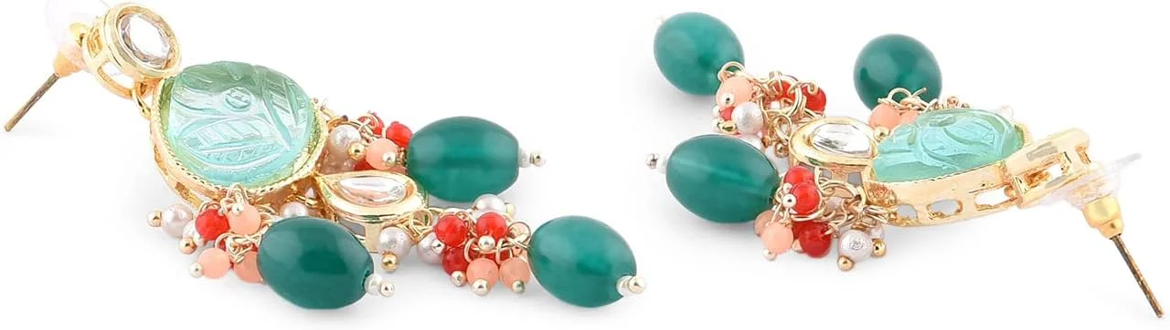 زیوری پرلز ست گردنبند چوکر چند رشته ای مهره دار نگین دار، گوشواره و انگشتر زنانه - ZPFK15095 زیوری پرلز ست گردنبند چوکر چند رشته ای مهره دار نگین دار، گوشواره و انگشتر زنانه - ZPFK15095