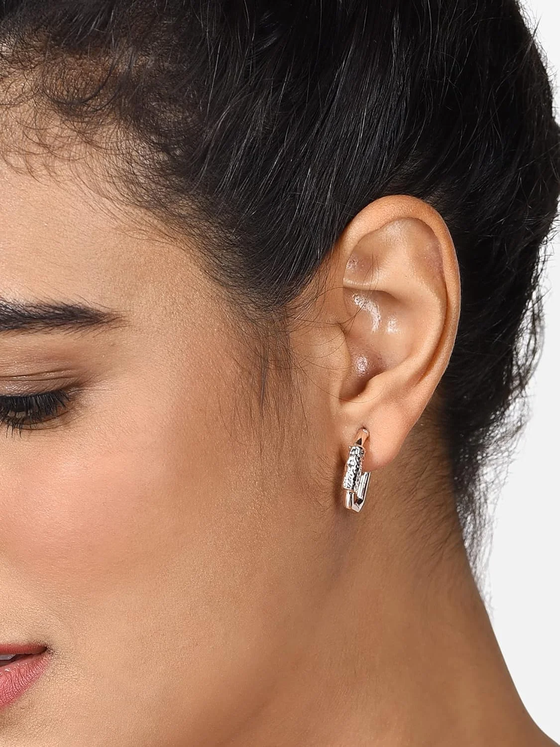 گوشواره های نیم حلقه ای مدرن زنانه زاوری پرلز، رزگلد، نقره ای و طلایی - ست 6 عددی - Zpfk10641 گوشواره های نیم حلقه ای مدرن زنانه زاوری پرلز، رزگلد، نقره ای و طلایی - ست 6 عددی - Zpfk10641