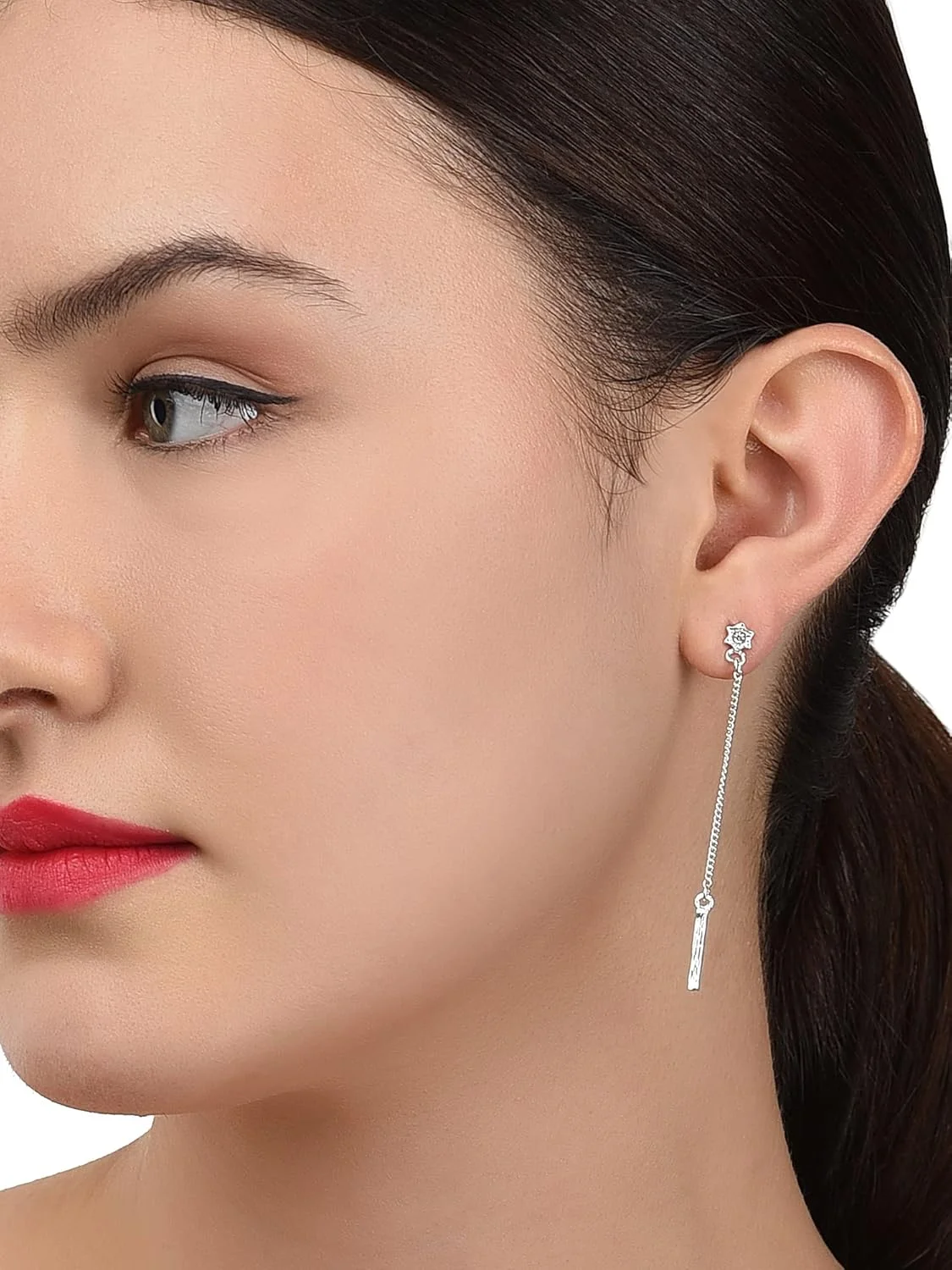 زیوری پرلز ست نقره ای شامل 25 عدد گوشواره میخی مدرن، آویز و حلقه ای زنانه - ZPFK17714 زیوری پرلز ست نقره ای شامل 25 عدد گوشواره میخی مدرن، آویز و حلقه ای زنانه - ZPFK17714