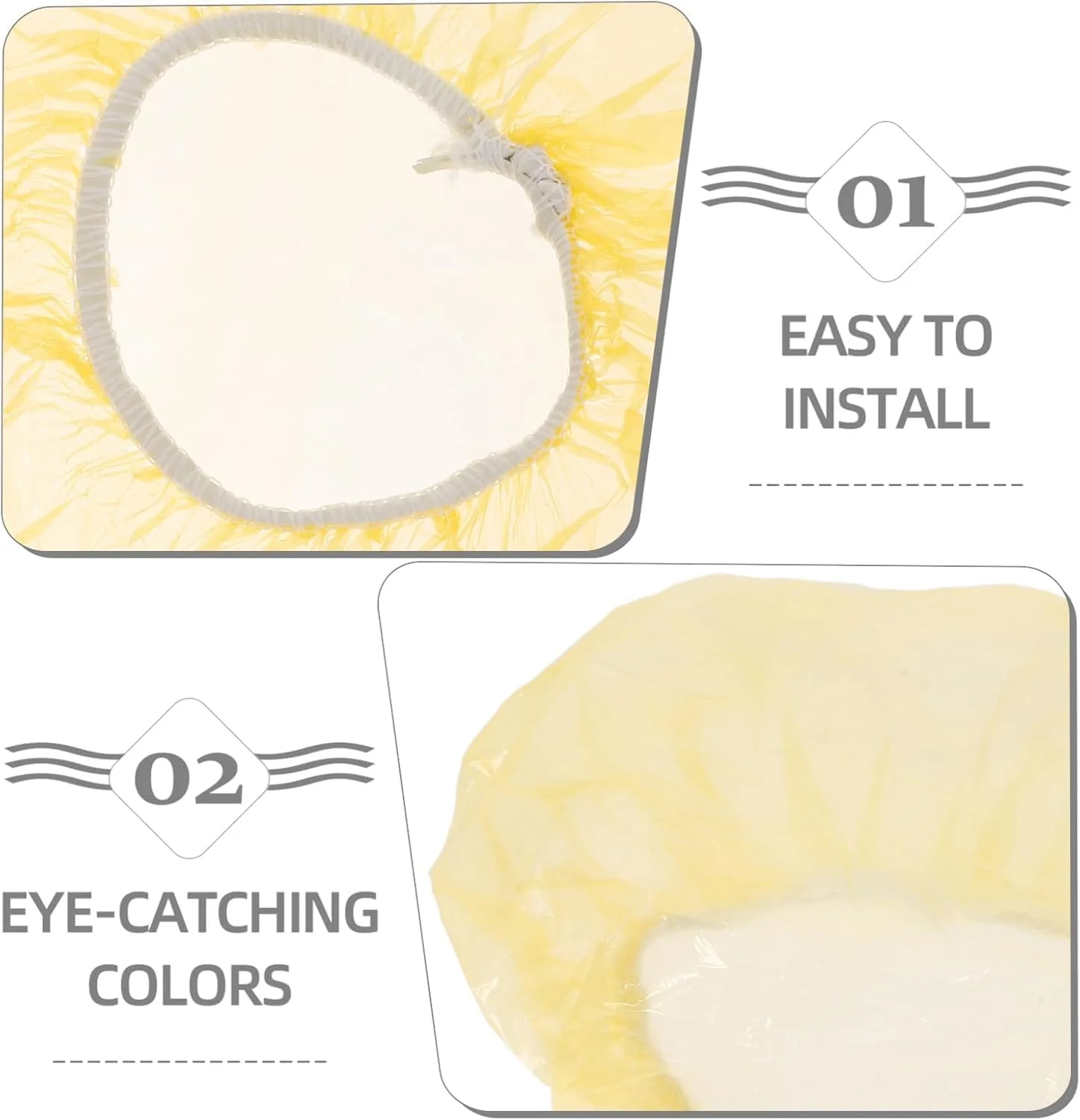 روکش دتکتور دود Lonimia، روکش ضد گرد و غبار آلارم آتش سوزی، 100 عدد طراحی نوآورانه تعویض آسان ابزارهای کاربردی چند منظوره، مناسب برای مشخصات مختلف دتکتور دود