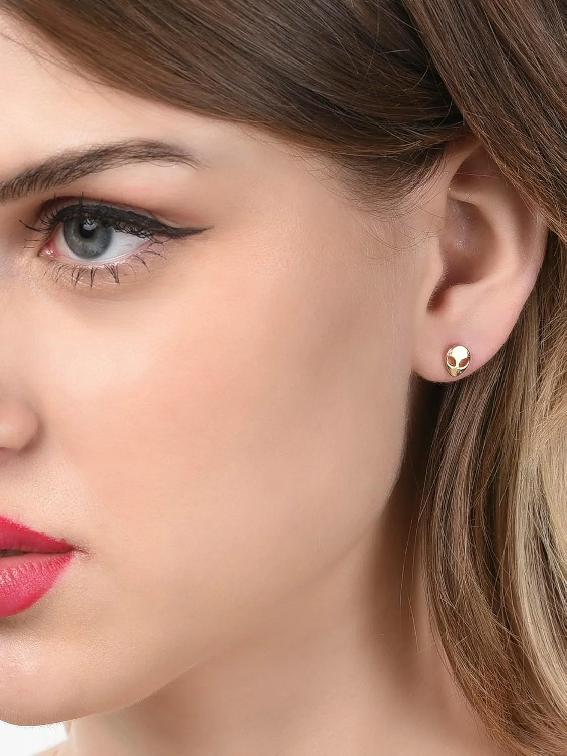 ست گوشواره زنانه 25 عددی Zaveri Pearls، طلایی رنگ، مدل های میخی و حلقه ای شیک و مدرن - ZPFK14642