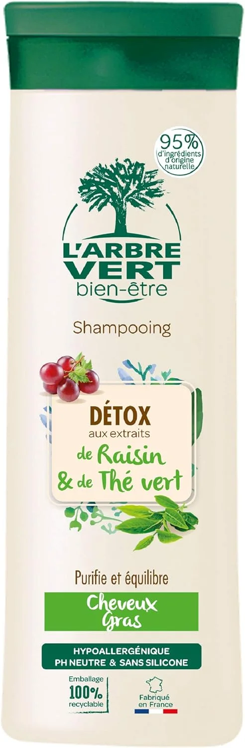 شامپو سم زدای L'Arbre Vert برای موهای چرب 250 میلی لیتر