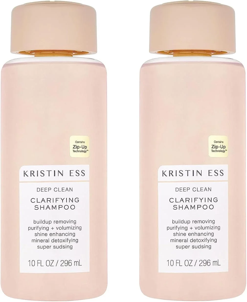 شامپو پاک کننده عمیق مو کریستین اس برای رفع تجمع، آلودگی و چربی مو و پوست سر، پاکسازی + سم زدایی موهای چرب، وگان، 295 میلی لیتر (بسته 2 عددی)