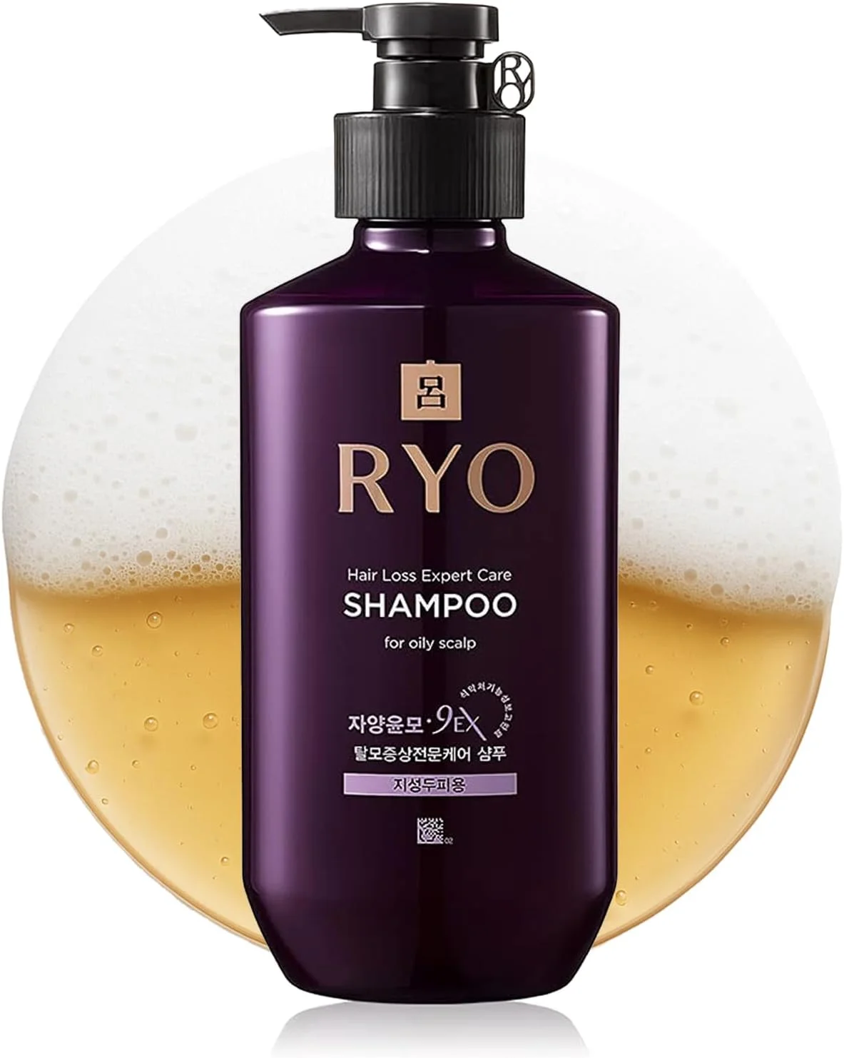 شامپو ریوه کره ای جایانگ مخصوص پوست سر چرب بنفش 400 میلی لیتر از ریو