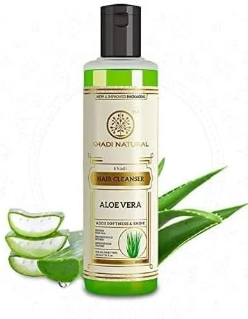 شامپو گیاهی آلوئه ورا Khadi Natural Herbal، 210 میلی لیتر، چند منظوره