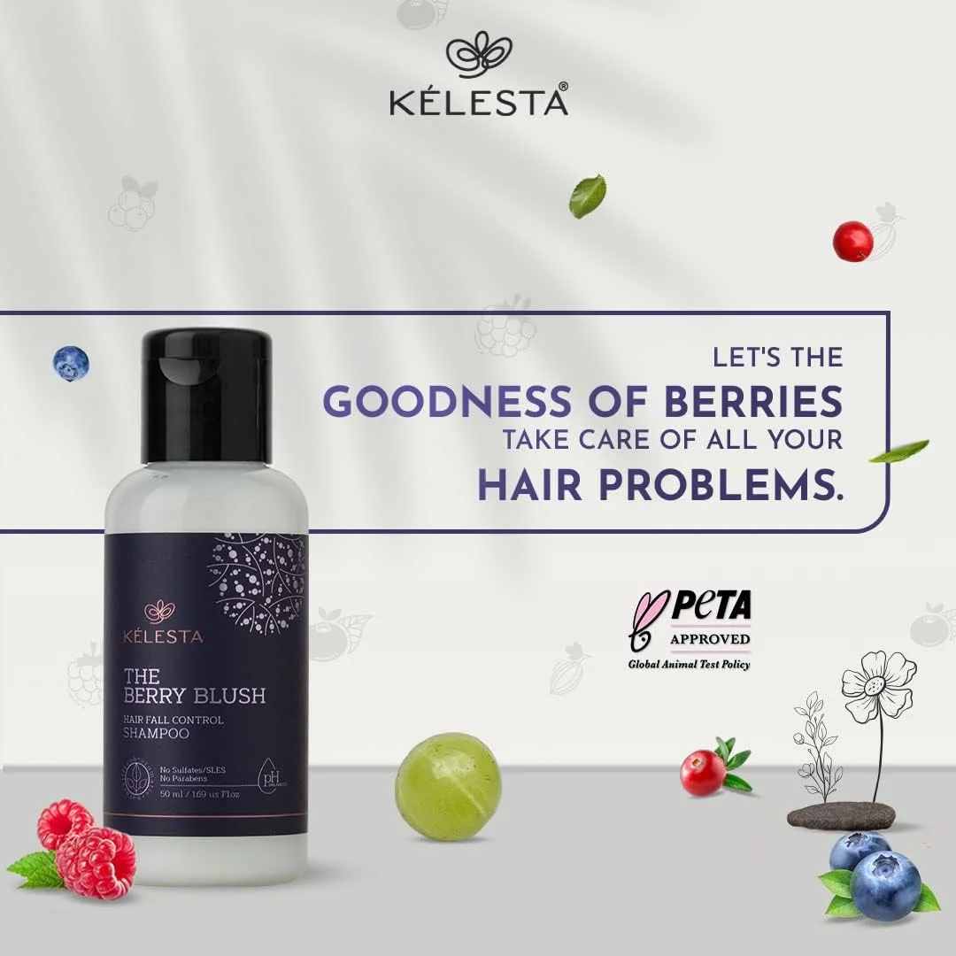 شامپو ضد شوره کِلِستا برای آقایان و بانوان، یک شامپو آیورودیک برای موهای خشک و وز است. شامپو طبیعی برای کنترل ریزش مو - شامپو بدون سولفات برای بانوان - 50 میلی لیتر