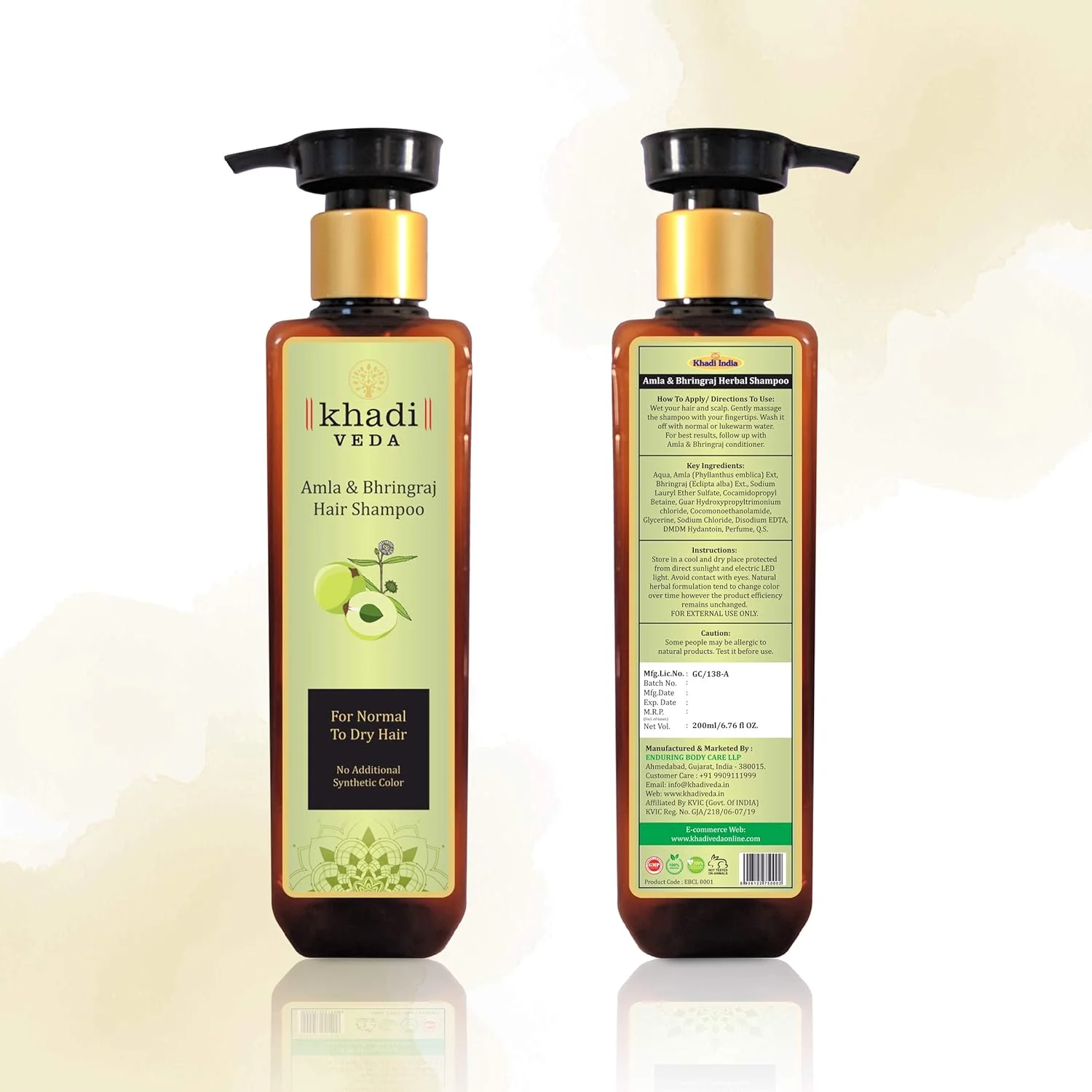 شامپو گیاهی خادی ودا آملا برینگراج برای موهای چرب 200 میلی لیتر - بسته 3 عددی. شامپو گیاهی خادی ودا آملا برینگراج برای موهای چرب 200 میلی لیتر - بسته 3 عددی.