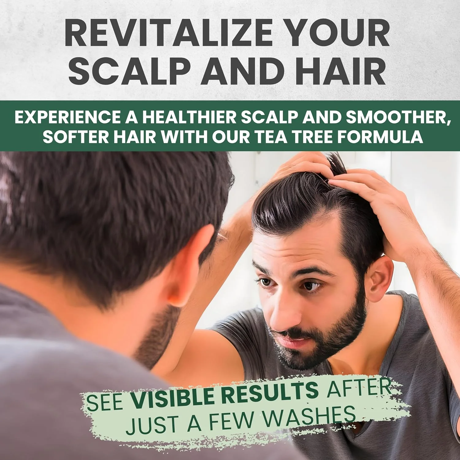 شامپو روغن درخت چای KESMEDIK مدل MaxTherapy | تسکین خارش پوست سر، ایجاد حس خنکی، رفع شوره سر، پوسته ها و تجمع مواد، تسکین دهنده تحریکات پوست سر، تقویت کننده و حجم دهنده، مناسب آقایان و بانوان، موهای چرب (473 میلی لیتر)