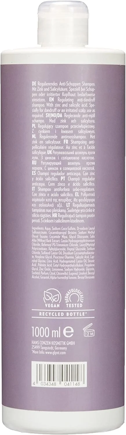 شامپو تنظیم کننده درما 4 گلی‌نت، 1000 میلی لیتر