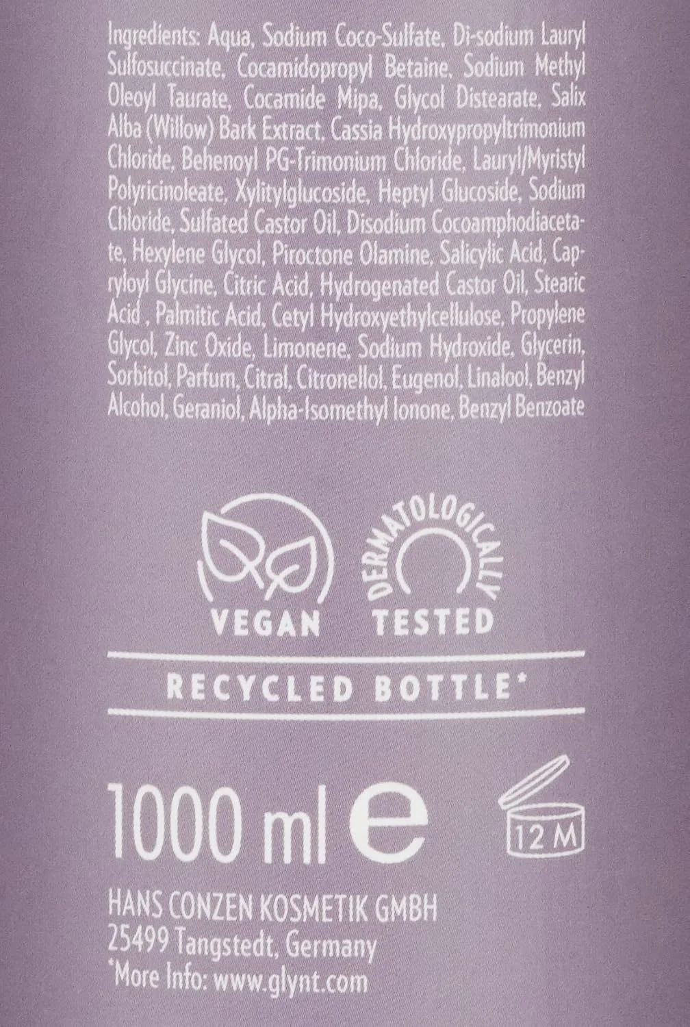 شامپو تنظیم کننده درما 4 گلی‌نت، 1000 میلی لیتر