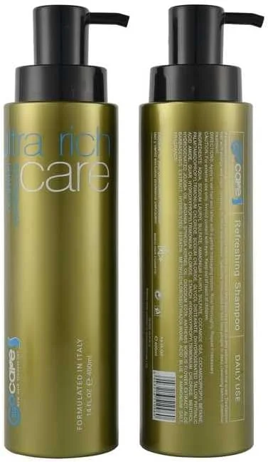 شامپو ضد شوره طراوت بخش GOCARE، پاک کننده عمیق برای موهای چرب، درمان خارش پوست سر