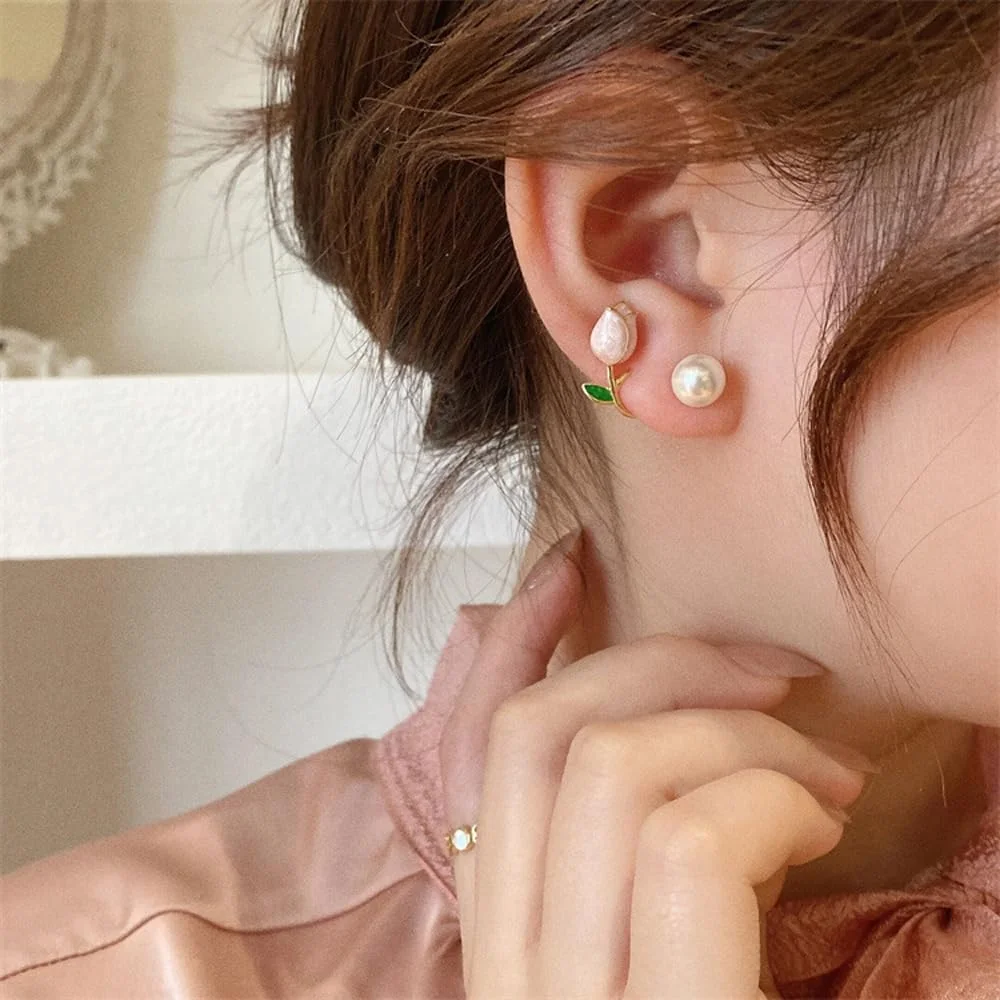 گوشواره های مرواریدی شیک و جدید زنانه و دخترانه Shining Diva Fashion (rrsd14974er) (صورتی) گوشواره های مرواریدی شیک و جدید زنانه و دخترانه Shining Diva Fashion (rrsd14974er) (صورتی)