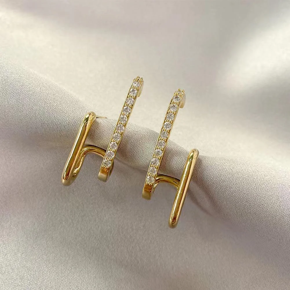 گوشواره های کاف گوشی شیک و جدید زنانه و دخترانه شاینینگ دیوا فشن (14979er) گوشواره های کاف گوشی شیک و جدید زنانه و دخترانه شاینینگ دیوا فشن (14979er)