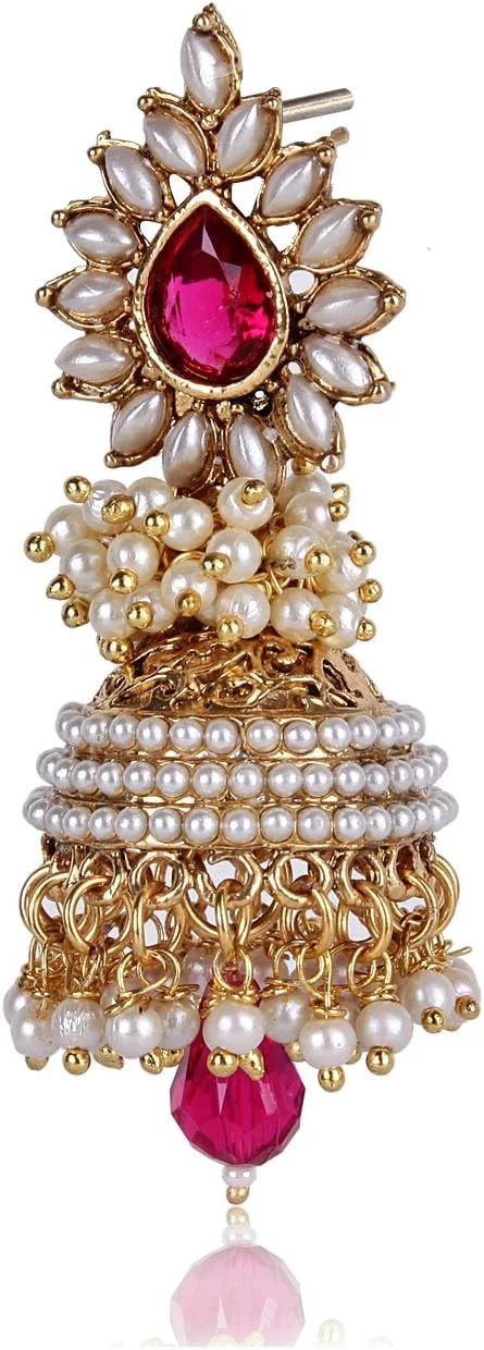 گوشواره آویز مرواریدی سفید شیک و مجلسی زنانه Shining Diva