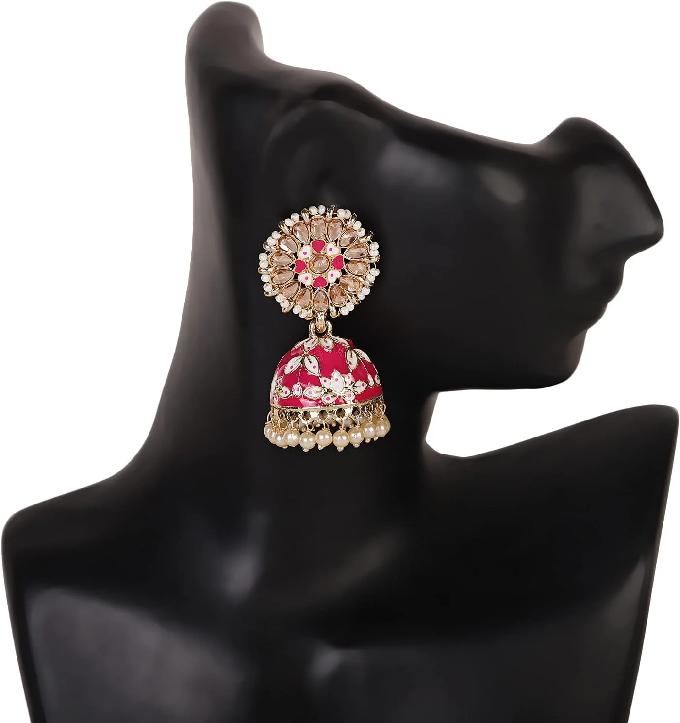 گوشواره های جومکی با روکش طلای شیک و جدید Shining Diva Fashion برای زنان و دختران گوشواره های جومکی با روکش طلای شیک و جدید Shining Diva Fashion برای زنان و دختران