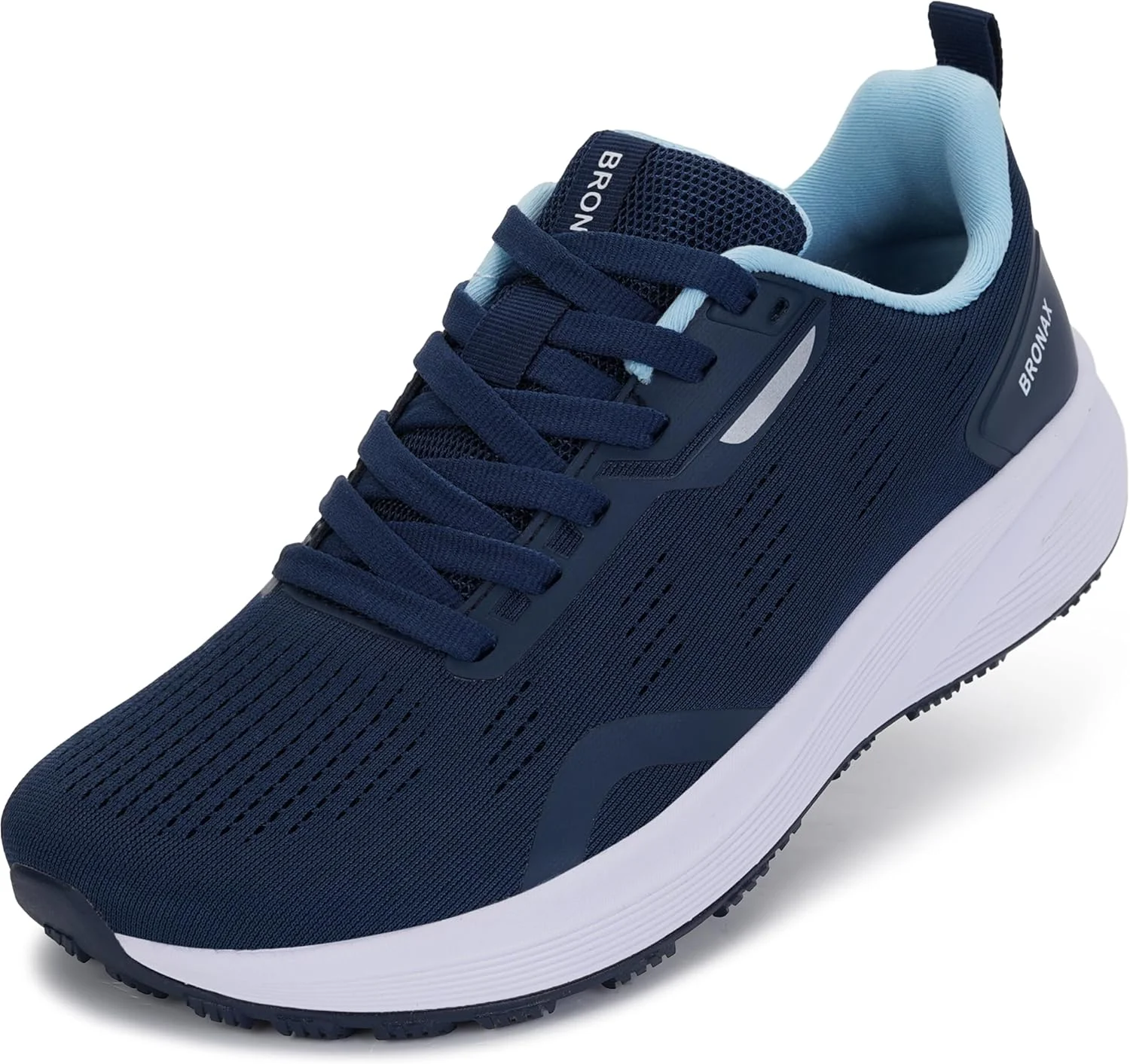 کفش های دویدن جاده زنانه پنجه پهن BRONAX | کفش های ورزشی تنیس پهن با زیره لاستیکی