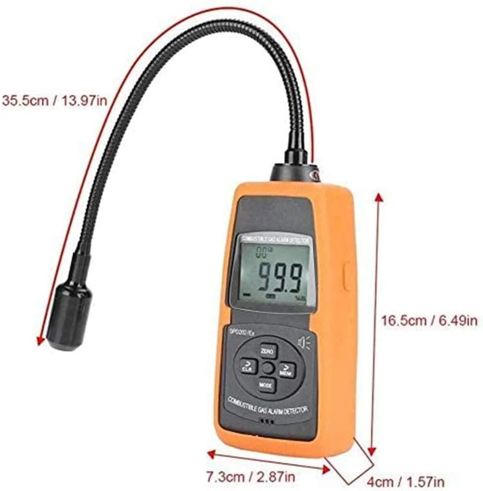 تستر گاز طبیعی قابل حمل JJJ - آشکارساز نشت گاز، آلارم نشت گاز طبیعی برای آشپزخانه منزل تستر گاز طبیعی قابل حمل JJJ - آشکارساز نشت گاز، آلارم نشت گاز طبیعی برای آشپزخانه منزل