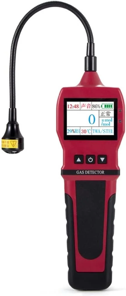 JJJ آشکارساز نشت گاز قابل احتراق قابل حمل، آشکارساز نشت گاز طبیعی، گاز متان، گاز مایع شده، گاز بیوگاز (رنگ: رنگ تصویر)