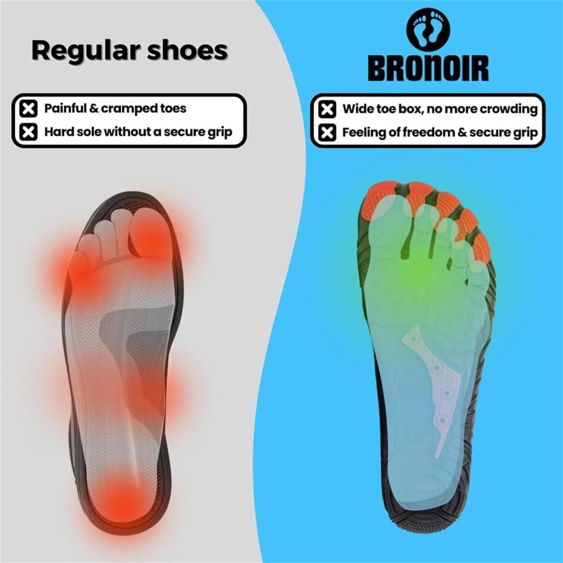 کفش مینیمالیستی بَربوت، کفش های بَربوت زنانه مردانه BareStep Active، A8305-نارنجی، سایز 42.5 زنانه/40.5 مردانه