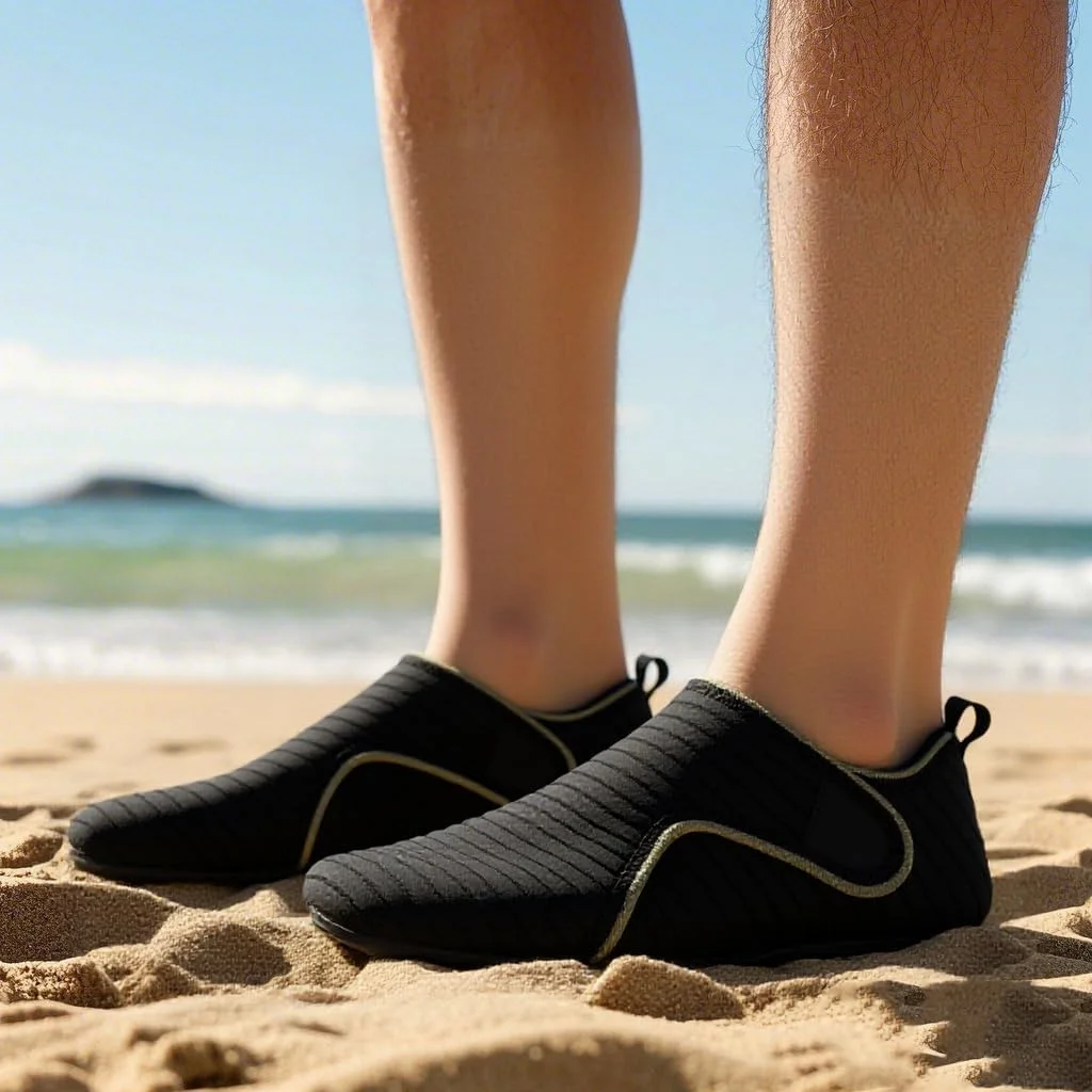 کفش های آبی زنانه مناسب ساحل، شنا، استخر، رودخانه، پابرهنه، خشک شونده سریع، لغزنده، مناسب استخر، ساحل، موج سواری، پارک آبی، یوگا