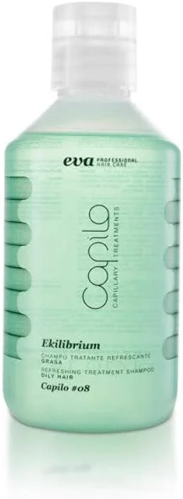 شامپو موهای چرب اوا پروفشنال هیر کر کاپیلو اکویلیبریوم N.08 حجم 300 میلی لیتر