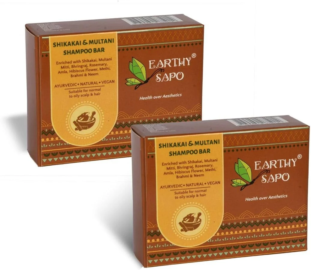 صابون شامپو دست ساز ارثی ساپو شیکاکای و مولتانی مناسب برای موهای چرب، 100 گرم - بسته 2 عددی صابون شامپو دست ساز ارثی ساپو شیکاکای و مولتانی مناسب برای موهای چرب، 100 گرم - بسته 2 عددی