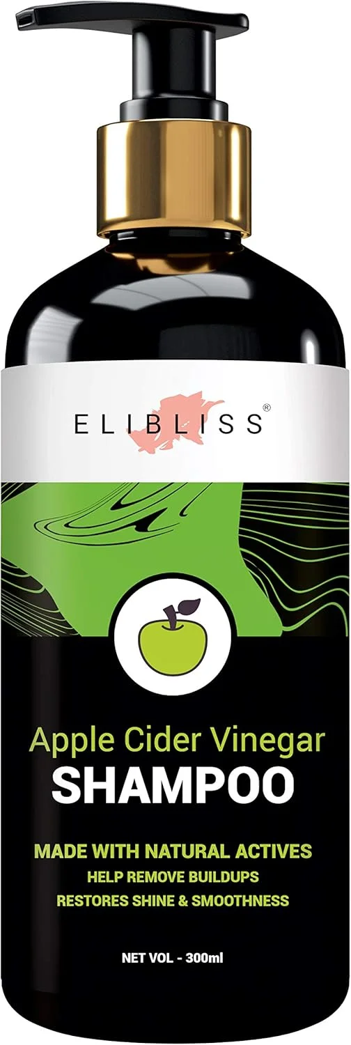 شامپو سرکه سیب ELIBLISS با روغن آرگان، ضد شوره و کنترل ریزش مو - بدون پارابن، بدون روغن معدنی، برای آقایان و بانوان، 300 میلی لیتر شامپو سرکه سیب ELIBLISS با روغن آرگان، ضد شوره و کنترل ریزش مو - بدون پارابن، بدون روغن معدنی، برای آقایان و بانوان، 300 میلی لیتر