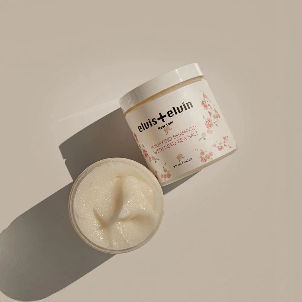 شامپو پاک کننده الویس + الوین با نمک دریای مرده، پاک کننده شفاف کننده برای آلودگی، چربی، فوق العاده تمیز، نرم و با طراوت، برای از بین بردن رسوبات، برای انواع مو، بدون سولفات، وگان، مبارزه با پوست سر چرب. حجم: 240 میلی لیتر شامپو پاک کننده الویس + الوین با نمک دریای مرده، پاک کننده شفاف کننده برای آلودگی، چربی، فوق العاده تمیز، نرم و با طراوت، برای از بین بردن رسوبات، برای انواع مو، بدون سولفات، وگان، مبارزه با پوست سر چرب. حجم: 240 میلی لیتر