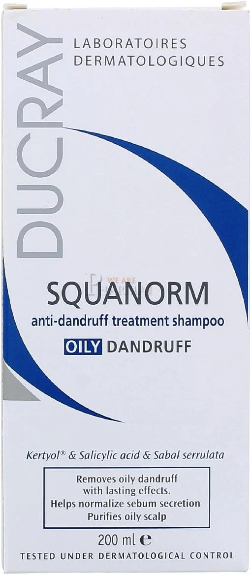 شامپو ضد شوره چرب دوکری اسکوآنورم 200 میلی لیتر