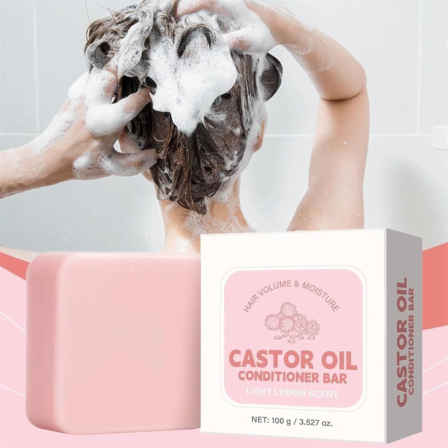 نرم کننده مو روغن کرچک، نرم کننده عمقی طبیعی مغذی و تسکین دهنده، شامپوهای میله ای جامد، مرطوب کننده، نرم کننده موهای خشک آسیب دیده، تمیز کننده و کاهش دهنده وز، برای انواع مو (2 عدد) نرم کننده مو روغن کرچک، نرم کننده عمقی طبیعی مغذی و تسکین دهنده، شامپوهای میله ای جامد، مرطوب کننده، نرم کننده موهای خشک آسیب دیده، تمیز کننده و کاهش دهنده وز، برای انواع مو (2 عدد)