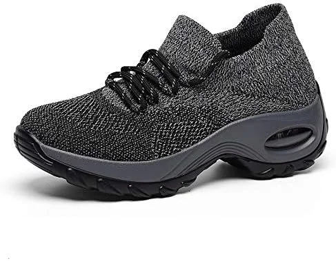 کفشهای دویدن زنانه افزایش قد AWVP، 6 سانتیمتر، کفشهای کتانی قرمز و سفید، کفشهای ورزشی زنانه در فضای باز، کفشهای ورزشی پاشنه بلند با بالشتک (رنگ: خاکستری E، سایز کفش: 8.5) کفشهای دویدن زنانه افزایش قد AWVP، 6 سانتیمتر، کفشهای کتانی قرمز و سفید، کفشهای ورزشی زنانه در فضای باز، کفشهای ورزشی پاشنه بلند با بالشتک (رنگ: خاکستری E، سایز کفش: 8.5)