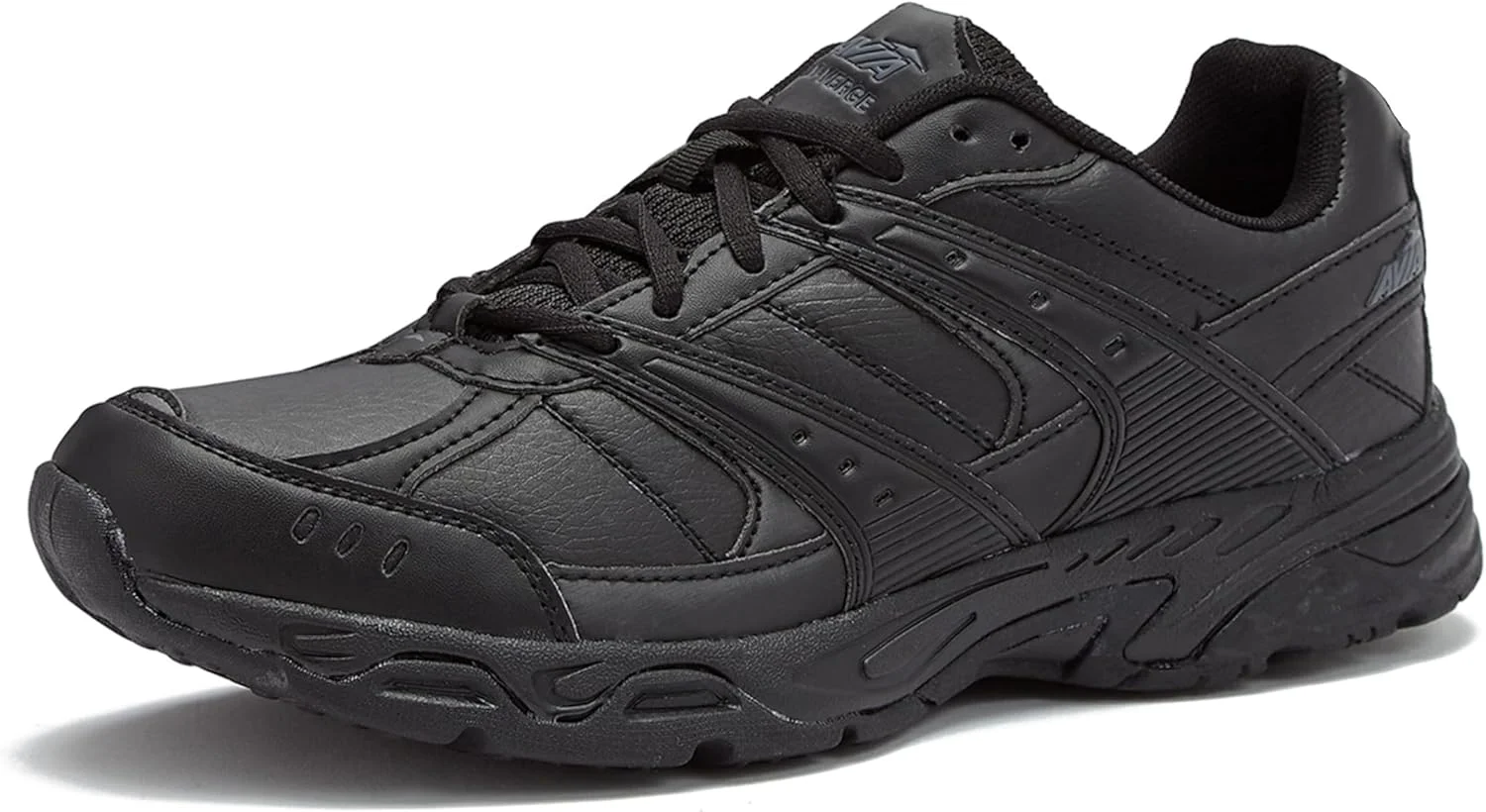 کفش ورزشی زنانه آویا Verge - کفش تنیس، زمین بازی، تمرینات متقاطع یا پیکل بال برای زنان، کفش های کتانی کلاسیک مشکی یا سفید پیاده روی با پشتیبانی از قوس پا، عرض پهن یا متوسط