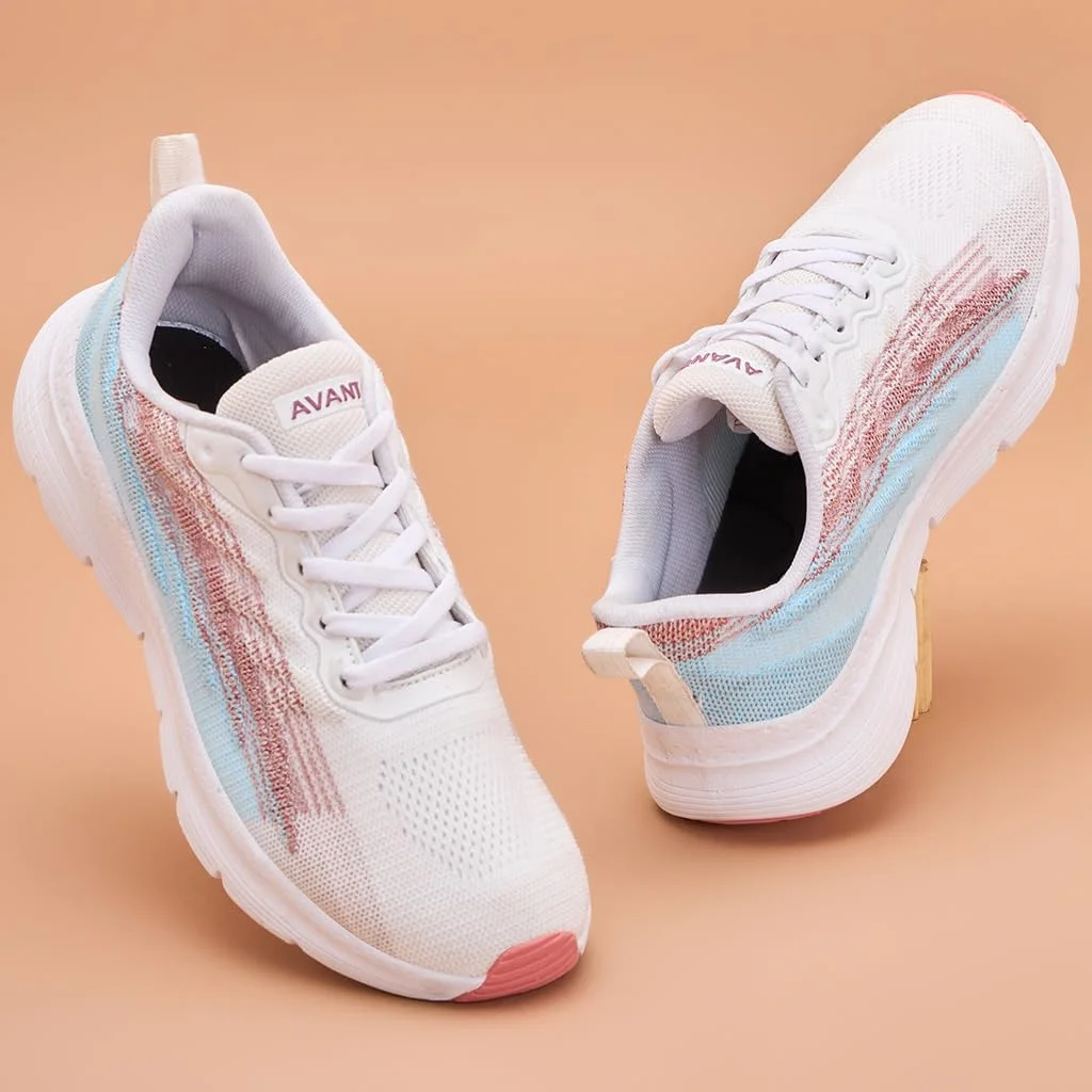 کفش ورزشی زنانه آوان مدل Turbulent مناسب فضای باز با زیره TPR و بند برای دویدن