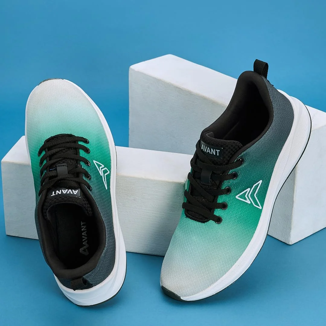 کفش ورزشی زنانه آوانت مدل Solar مناسب فضای باز، زیره TPR با چسبندگی بالا و بند - سبز