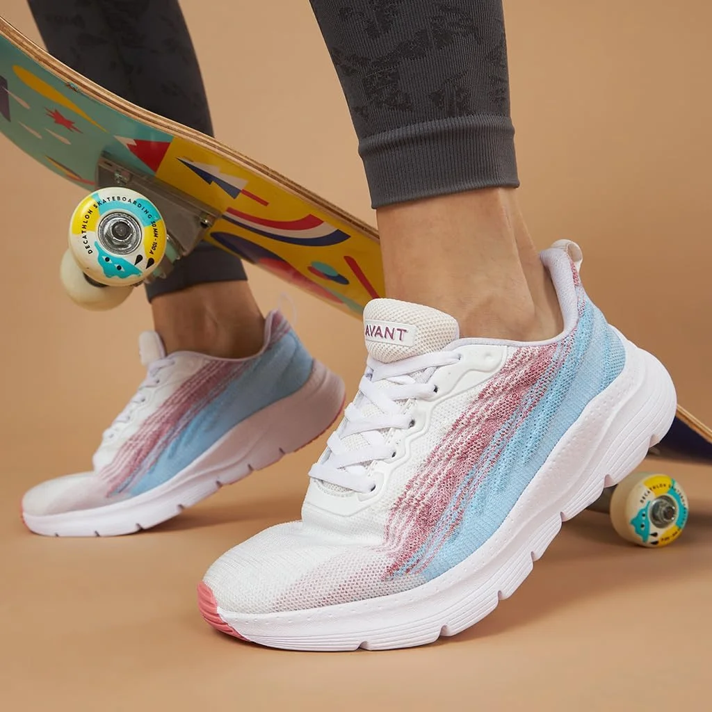 کفش ورزشی زنانه آوان مدل Turbulent مناسب فضای باز با زیره TPR و بند برای دویدن