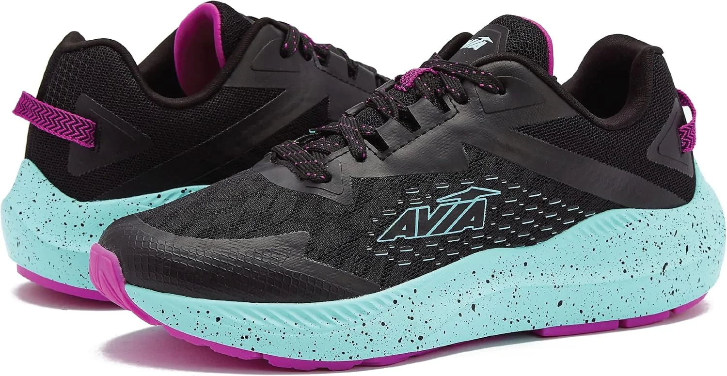 کفش های دویدن زنانه آویا استورم با توری سبک و تنفس پذیر - صورتی، مشکی، بنفش یا آبی