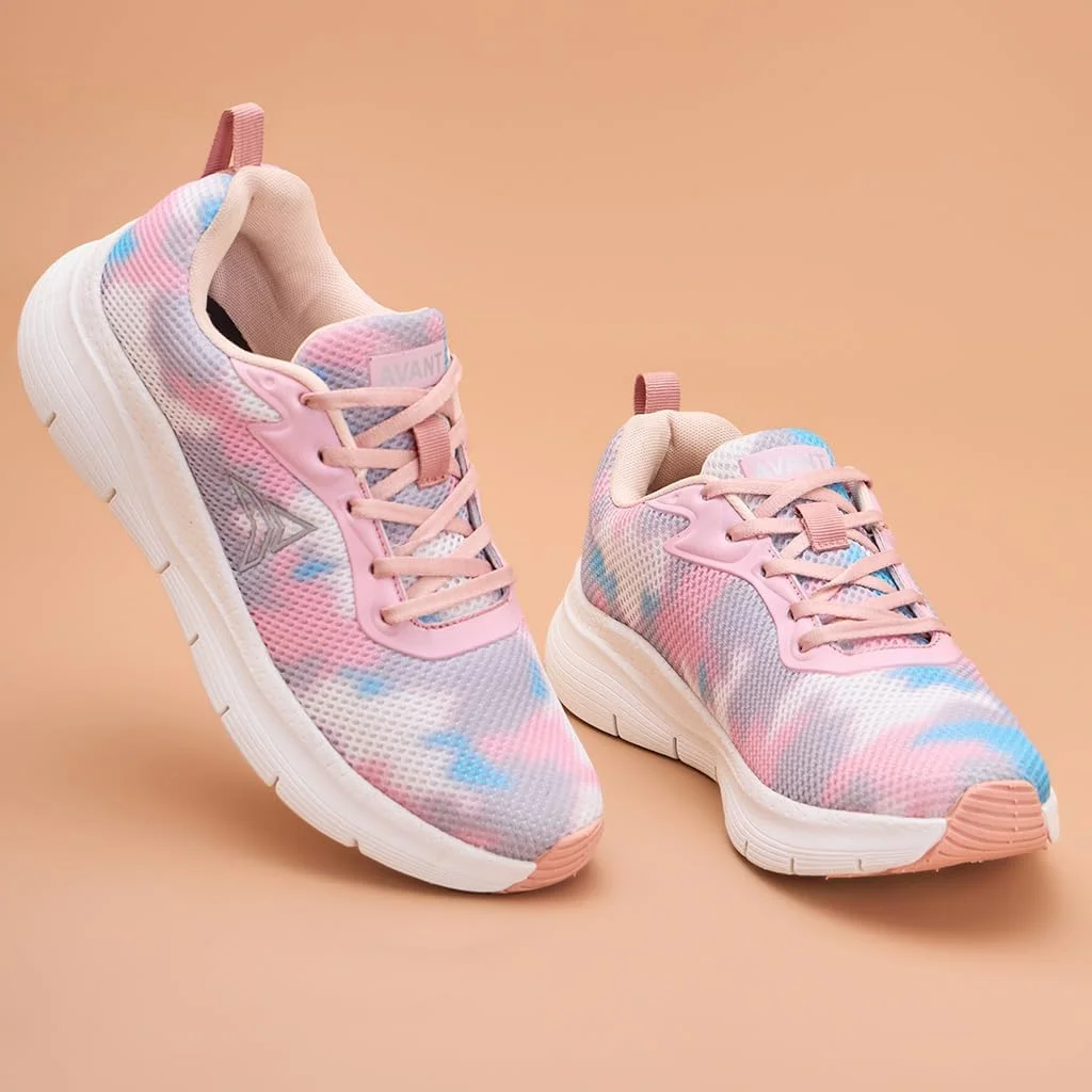 کفش های دویدن و تمرین زنانه آوانت مدل Smoothfit - دارای بالشتک عالی، زیره TPR با چسبندگی بالا، کشش فوق العاده، ضد لغزش، سبک وزن، فناوری جذب شوک، کفش ورزشی