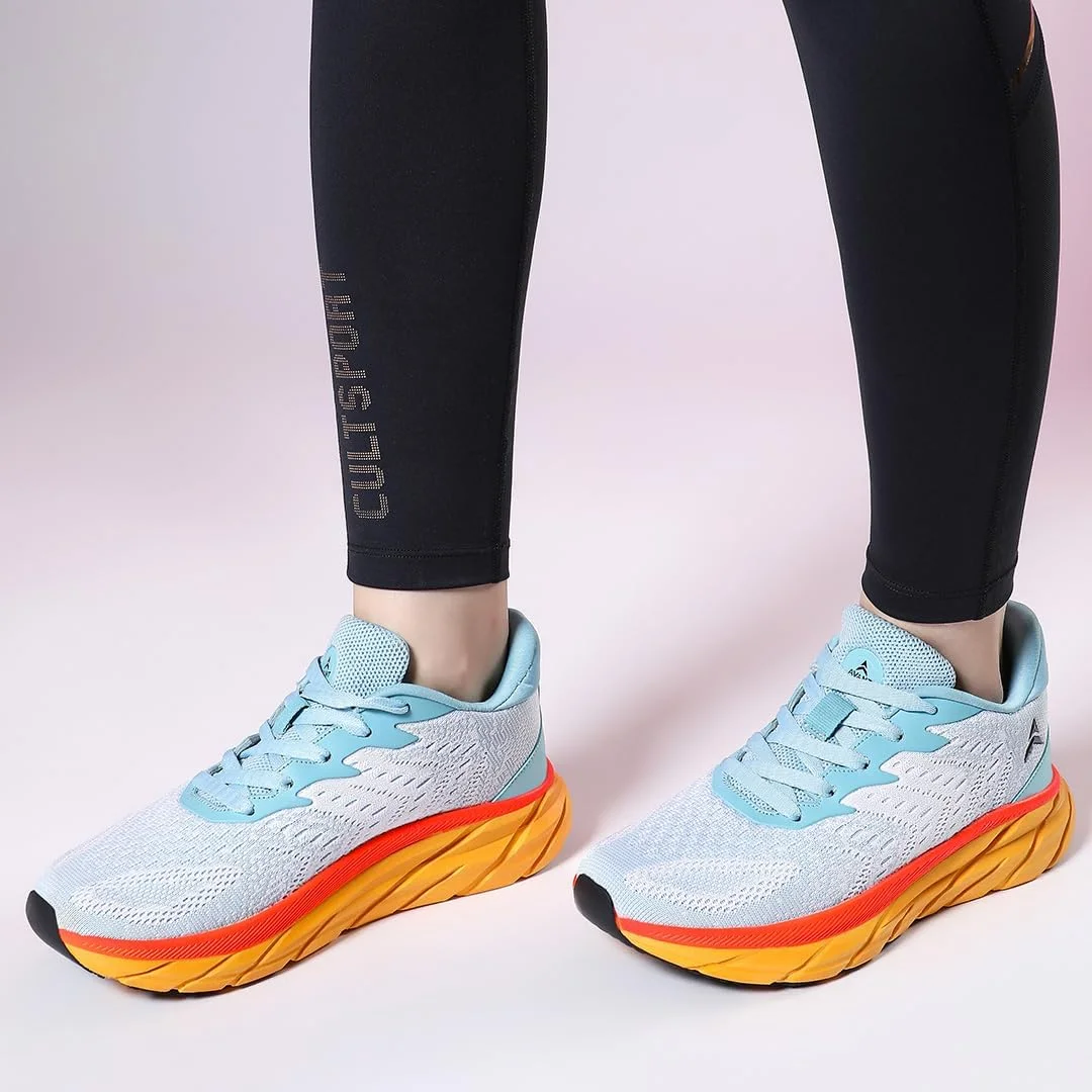کفش های دویدن زنانه آوان مدل Skyline - دارای بالشتک برتر، کشش عالی، ضد لغزش، سبک وزن، فناوری جذب ضربه، کفش ورزشی