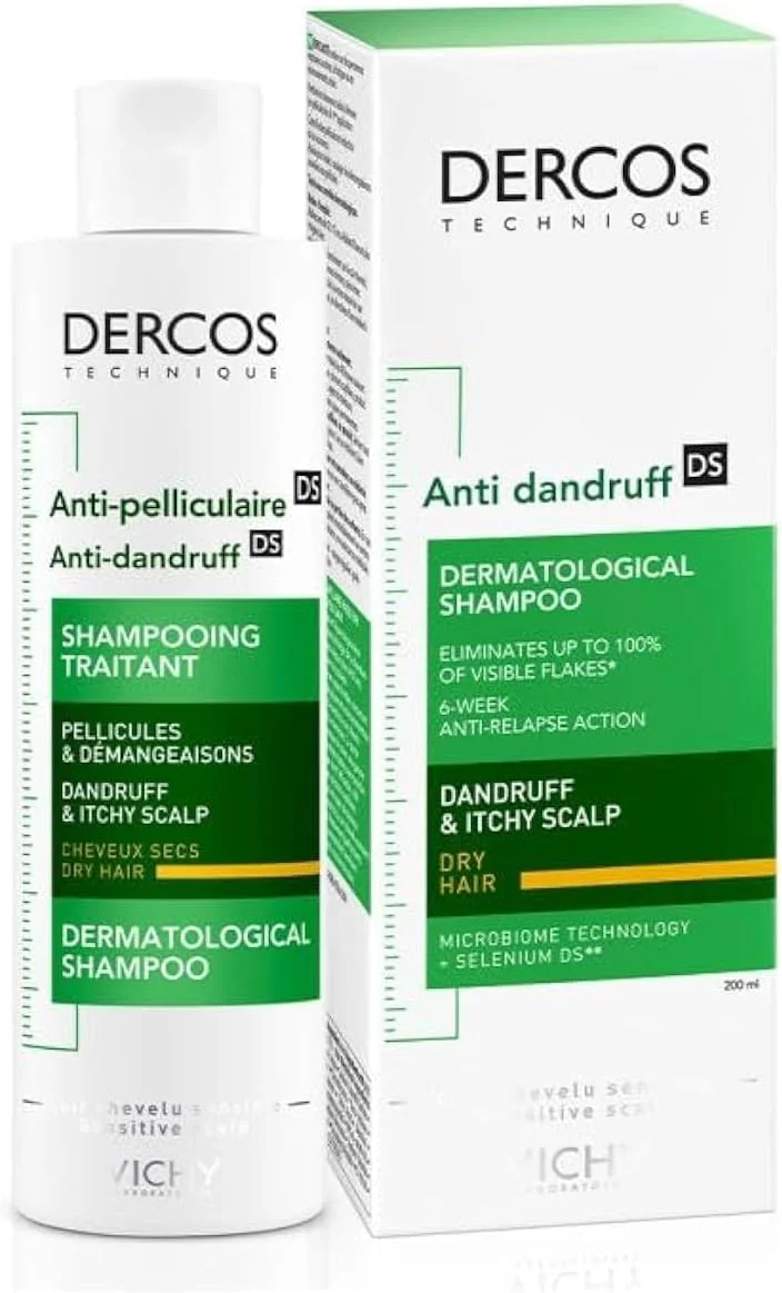 شامپو ضد شوره موهای خشک درکوس 200 میلی لیتر