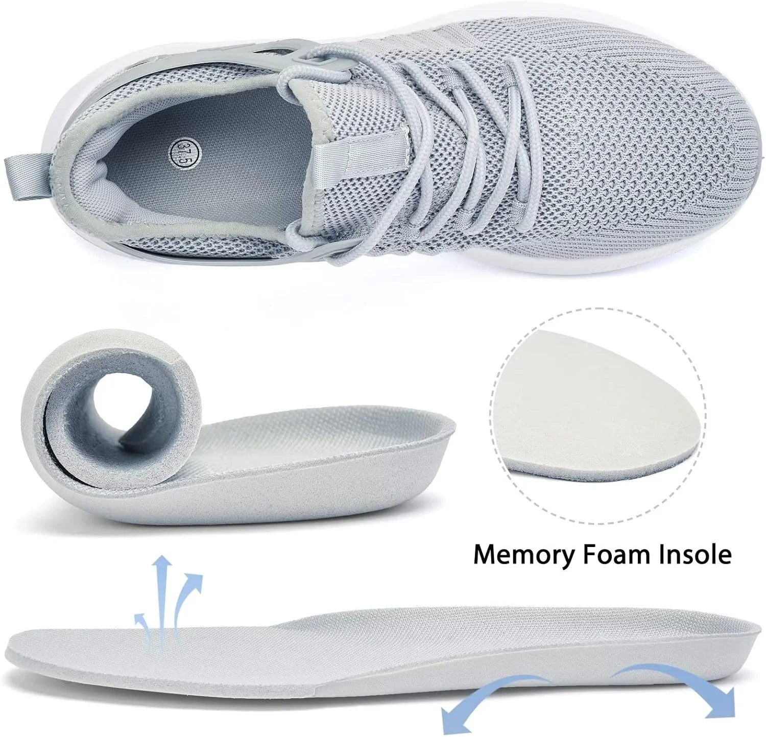 کفش ورزشی زنانه آک - کفش های دویدن و تنیس، مناسب پیاده روی، تمرین، سبک، قابل تنفس و لغزنده برای استفاده در داخل و خارج از منزل، باشگاه، مسافرت و کار کفش ورزشی زنانه آک - کفش های دویدن و تنیس، مناسب پیاده روی، تمرین، سبک، قابل تنفس و لغزنده برای استفاده در داخل و خارج از منزل، باشگاه، مسافرت و کار