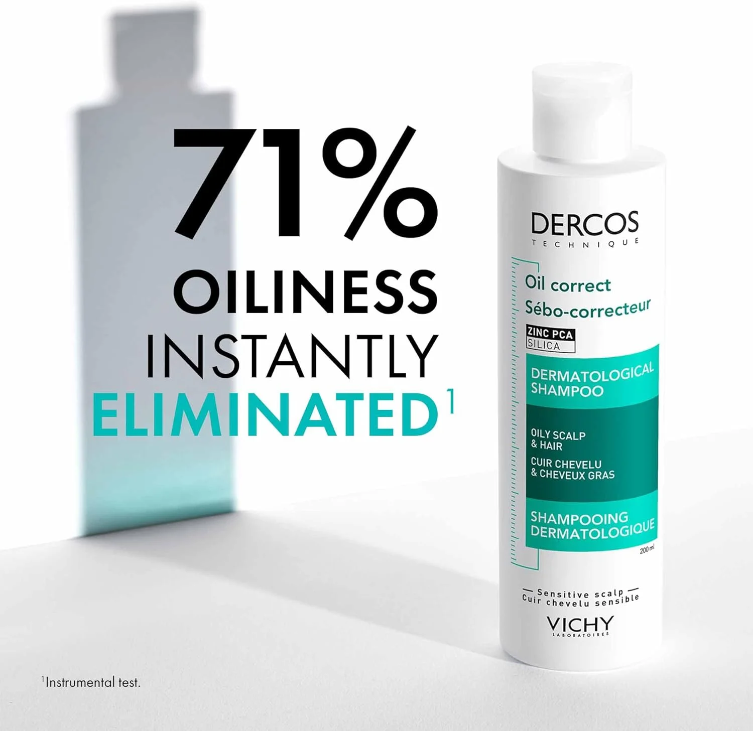 شامپو متعادل کننده چربی مو درکوس مناسب موهای چرب 200 میلی لیتر شامپو متعادل کننده چربی مو درکوس مناسب موهای چرب 200 میلی لیتر