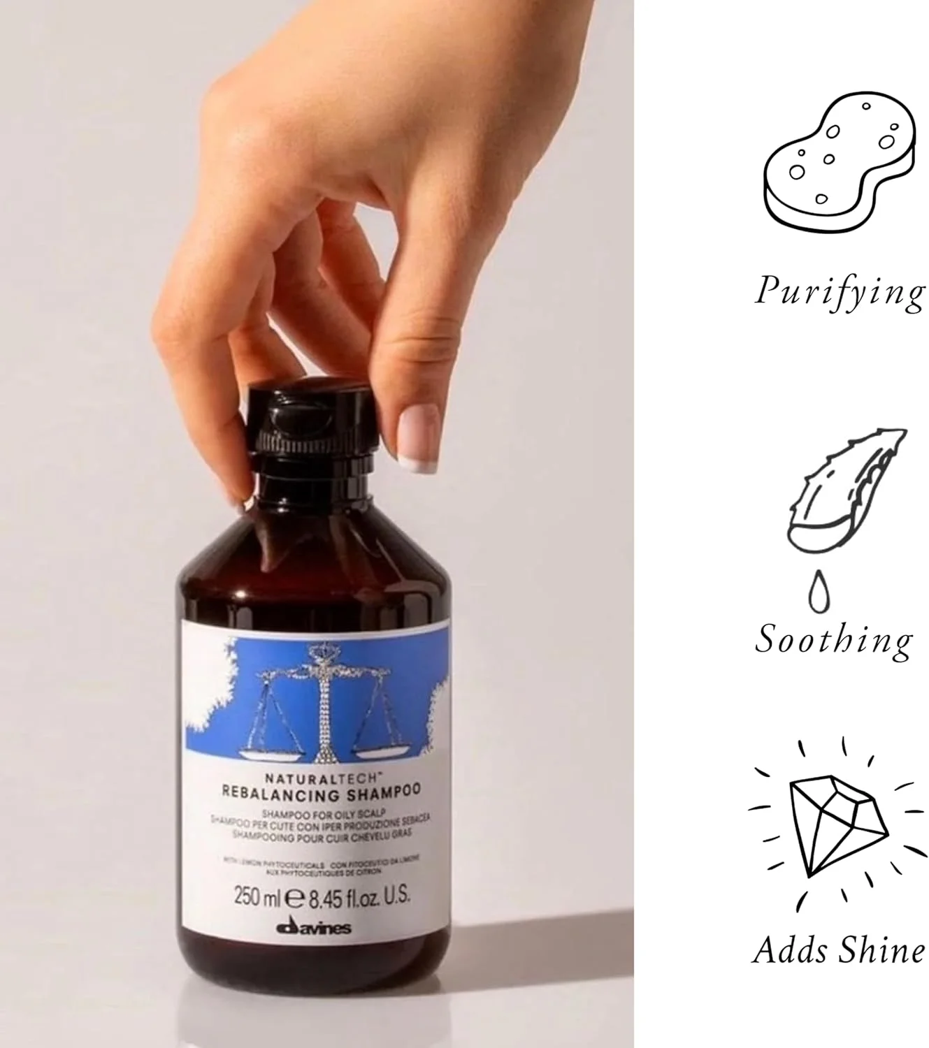 کیت ساشه شامپو متعادل کننده داوینس نچرال تک - 250 میلی لیتر کیت ساشه شامپو متعادل کننده داوینس نچرال تک - 250 میلی لیتر