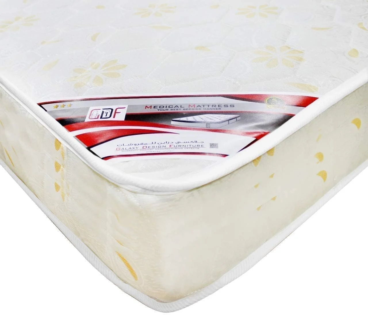 تشک طبی سفید گلکسی دیزاین سایز (طول X عرض X ارتفاع) 190 X 150 X 10 سانتی متر تشک طبی سفید گلکسی دیزاین سایز (طول X عرض X ارتفاع) 190 X 150 X 10 سانتی متر